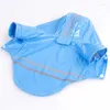 Dog Apparel Chubasquero Impermeable Para Mascotas Chaquetas De PU Cachorros Y Gatos Ropa Verano Exteriores S-XL Venta Al Po