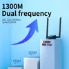1800Mbps WiFi 6 USB 3.0 adaptateur 802.11AX 2.4G/5GHz sans fil WiFi6 Dongle carte réseau RTL8832AU prise en charge Win 10/11 pour PC