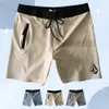 Men Shorts Board Beach Bermuda Szybkie wodoodporne plastikowe plastikowe CM18 1 Pockets A9 240328