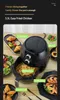 Air Fryers Large capacity household intelligent mechanical air fryer for 360 oil-free baking Y240402