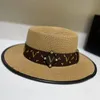 2024 New Flat Top Sunshade Hat Designer Luxury Summer Fisherman Hat Men's and Women's Leisure Fashion Hat