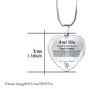 Pendant Necklaces Spanish To Para Mi Hija And Para Mi Hijo Heart Pendant For Women Birthday Gift Graduation Gifts Jewelry Necklace Key Ring 240401