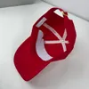 Dopasowana czapka baseballowa czapka Celinf klasyczna wysokiej jakości unisex czerwona bawełniana haftowa literowa czapka plażowa czapki france france projektanci Kobiety Kamieciowe kapelusze dla mężczyzn