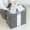 2024 Nieuwe nieuwe opvouwbare opbergdoos draagbare kleding organizer Tidy Pouch koffer niet-geweven huis opbergdoos quilt opslagcontainerzak doos