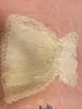 Girls Party Dress Flower Solid Summer 2024 New Childrens Skirt Bow Baby Puff Sleeves Mesh Princess 240402