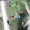 Other Bird Supplies Pretty Hummingbird Feeder Wind Chime Cute For Branches Food Container Cage Creative