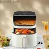 Air Fryers Deep fryer visual air fryer electromechanical oven integration multifunctional automatic intelligent delicious roasted chicken Y240402