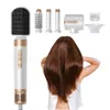 Hair Dryers Professional Hair Dryer 7 in 1 Hair Styling Tools Gift Set Hairs Strightener Brush 110000RPM Motor High Speed Ionic Hair Dryer 240401