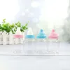 Gift Wrap 12Pcs Cute Plastic Baby Pacifier Bottle Candy Box Shower Boxes Christeing Decoration Gender Reveal Party Favors