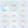 10 Sheets Shiny Dots Cold Laminating Film A4 Waterproof Adhesive Transparent Shiny Stars DIY Package Card Photo Holographic Film