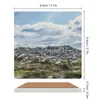 Placemats Simonside Cairn keramische onderzetters (vierkant) Set Leuke kerstkeuken theekophouders