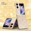 Obudowy telefonu komórkowego Luksusowe poszycie Bling Glitter Case dla Oppo Znajdź N2 Flip 5G CPH243 N2flip FindN2flip twardy plastikowy okład