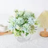 Decorative Flowers Artificial Nordic Rose Bundle Wedding Bride Holding Embroidery Ball Peony Flower