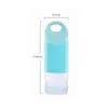 Liquid Soap Dispenser 60ml Refillable Travel Bottles Set TSA Approved Leak Proof BPA Free Silicone Cosmetic Toiletry Bottle