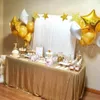 21 Colors Glitter Light Gold Sequin Tablecloth Wedding Table Cover Decoration Birthday Cloth for Party Multi Sizes 240322