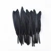 20шт/лот, окрашенные черные перья, перья петух гуси