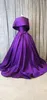 Party Dresses Off The Shoulder Portrait Wraps Korean Satin Evening Luxurious Purple Elegant Gown