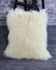 Pillow CURLY MONGOLIAN LAMB FUR Cover Sofa Home Decor Decorative ChristmasMöbel & Wohnen, Dekoration, Dekokissen!