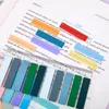 Ny 10*20st Transparent Index Notes Paper Office School Supplies Stationery Small Rectangu Fluorescle Sticker Strip Sticky Sticky