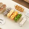 Table Mats 5-in-1 Refrigerator Storage Box Fruit Boxes Pantry Organizer Kitchen Containers R0z2