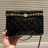 Kobiety prostokąta kołdana koperta na ramiona torba na ramię skórzana diamentowa krata mini sprzęgło torebka Lady Camellia Crossbody Slins Work z paskiem worki torebki torebki