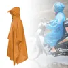 Regnrockar kompakt design poncho lätt vattentät vuxen unisex regn med justerbar dragkammare förvaring väska för väder