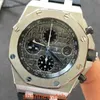 Casual AP-polshorloge Royal Oak Offshore-serie Zwitserse heren automatische mechanische horloges 42 mm precisie stalen datumweergave Timingfunctie Waterdicht nachtlampje