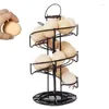 Armazenamento de cozinha moderno metal ovo espiral rack durável bancada rolo prateleira para resistente espiral dispensador