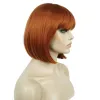 Perruques StrongBeauty 27Color Wig's Wig Synthétique noir / blond Blonde Straight Bang Bob Bob Hair Full Wigs