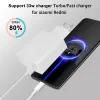 POCO X3 pro charger for xiaomi 33W EU fast turbo charge Type C cable Redmi note 9 pro 10 pro 12 Mi 9 10 K30 K40 poco X3 F3 F2