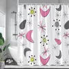 Rideaux de douche créatif géométrique lignes abstraites Art moderne minimaliste Polyester tissu salle de bain décor rideau de bain avec crochets