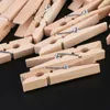 Frames 100 Pcs Clothes Clips Pins Spring Loaded Halloween Wooden Po Paper Peg Clothespin