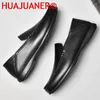 Casual Shoes Slip On Genuine Leather Men Formal Loafers Comfy Moccasins Minimalist Man Driving Lazy