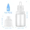 Lagringsflaskor 10st plast dropper ögon pressa flytande små droppar dispenser flaska