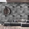 Wallpapers Industrial Wallpaper Grey Cement PVC Waterproof Leaves For Wall Cafe Restaurant Living Room Background Covering