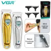 Shavers VGR Hair Clipper Profesjonalny TRIMREM WŁOSKIE 0 mm fryzury maszynowe do ładowania elektrycznego przenośnego przenośnego trymera dla mężczyzn V911