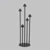 decoration 5 arms table wedding table centerpieces black crystal candelabra for weddings imake0040 ZZ