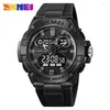 Horloges SKMEI Luxe Top Sport Digitale Quartz Horloge Mannen 5bar Waterdicht Countdown Chrono LED Elektronische Relogio Masculino