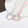 Top Luxe Fijne 1op1 Originele Designer Ketting voor Vrouwen S925 Zilveren Stijl Kinderketting Set met Volledige Diamant Persoonlijkheid Carter Ketting Sieraden Cadeau