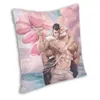 Oreiller LGBT Art Gay dessin animé Sexy Muscle petit ami jeter housse décorative pour la maison 45x45 cm taie d'oreiller pour salon