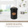 Storage Bottles Jar Tea Container Coffee And Jars Food Canister Metal Handheld Bag Nordic Style Sugar Containers With Lids