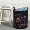Laundry Bags Man Of The Stars Circular Hamper Storage Basket With Two Handles Living Rooms Toys