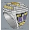 2023 2024 KC Super Bowl Team Champions Championship Ring met houten displaydoos Souvenir Mannen Fan Gift Sport Designer Champion Ring 262