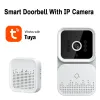 Kontrollera Tuya Visual Doorbell Wireless Twovoice Doorbell Smartphone App Remote Electronic Doorbell Outdoor Security Antitheft Doorbell