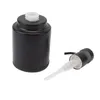 Liquid Soap Dispenser Stainless Steel Manual Pump Hand Press Bottle For Shampoo Shower Lotion Black