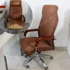 Cadeira cobre capa de assento elástica para computador caso spandex stretch escritório poltrona slipcover à prova de poeira