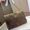 Sacs à bandoulière en chaîne Designer Jamie Sac fourre-tout en daim bandoulière pailleté sac à main chaîne en cuir noir sac à main femmes dernier créateur de mode 2024