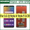 6.2 "LG Q Stylo 4 LCD Q710의 원본 LG Stylo 5 Q720 LCD Stylo4 Stylo5 용 프레임 디지털 디지털 어셈블리와 함께 디스플레이 터치 스크린.