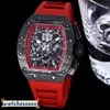 Regarder Mouvement mécanique Regarder Swiss Motion Top Quality RM011-03 Rétrograde Multifonctionnel Wristwatch Designer Taille 40X50X16MM FX5UL0APQPYW