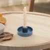 Candle Holders Taper Holder Ceramic Artistic Round Candlestick Display In Banquet Decorations For Coffee Table Study Room